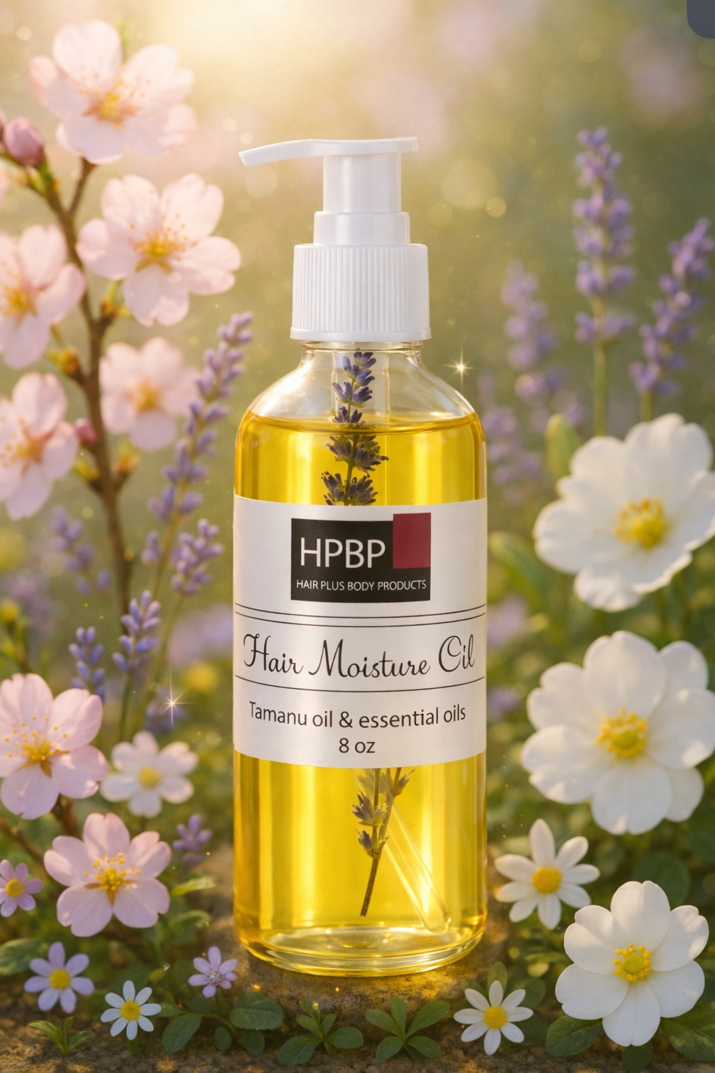 Hair Moisture Golden Oil (2sizes) - Hair Plus Body Products LLC